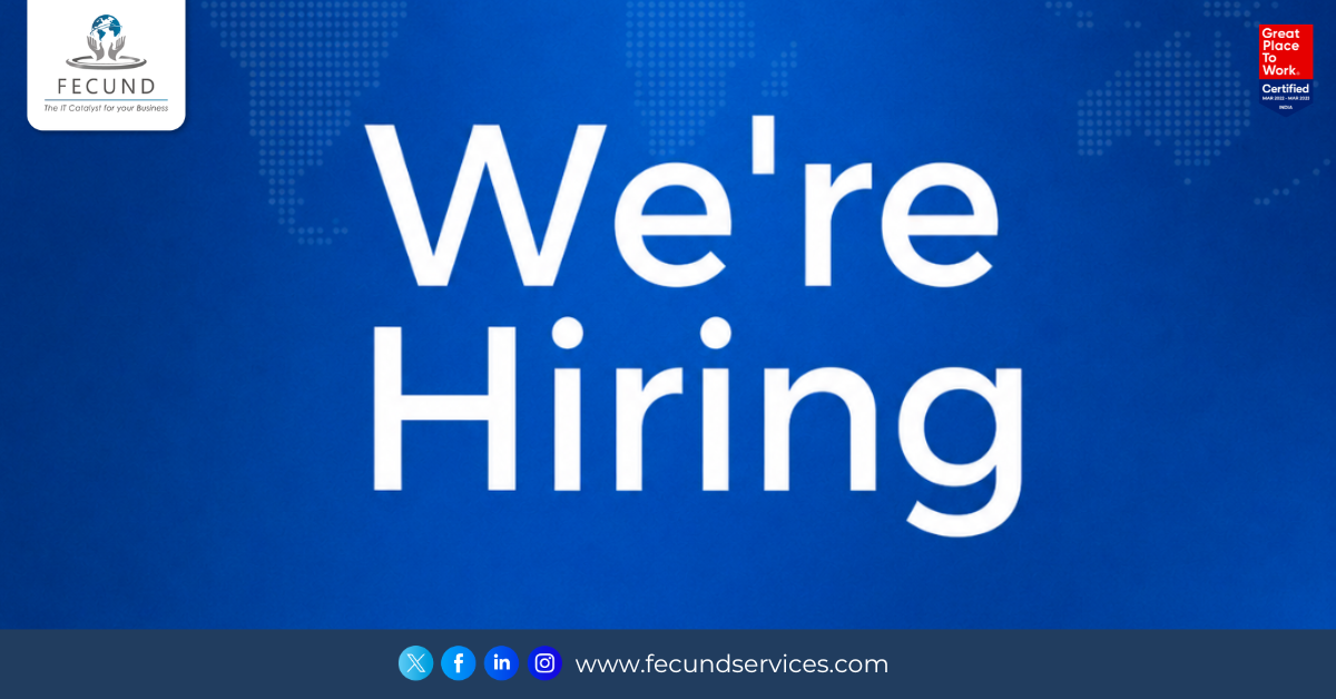 Software Developer needed for Fecund Software Services, LLC. located in Jacksonville, FL